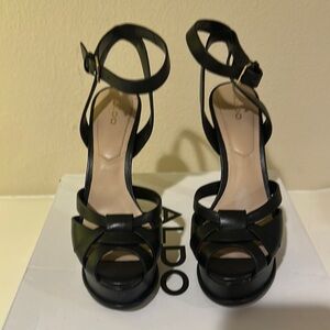 ALDO Black Women's Strappy Heels